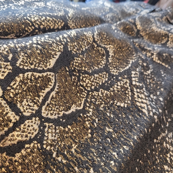 Metallic Gold Snakeskin Trousers - Picture 14 of 14